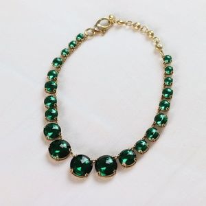 Feel like a Queen in Henri Bendel Emerald Necklace